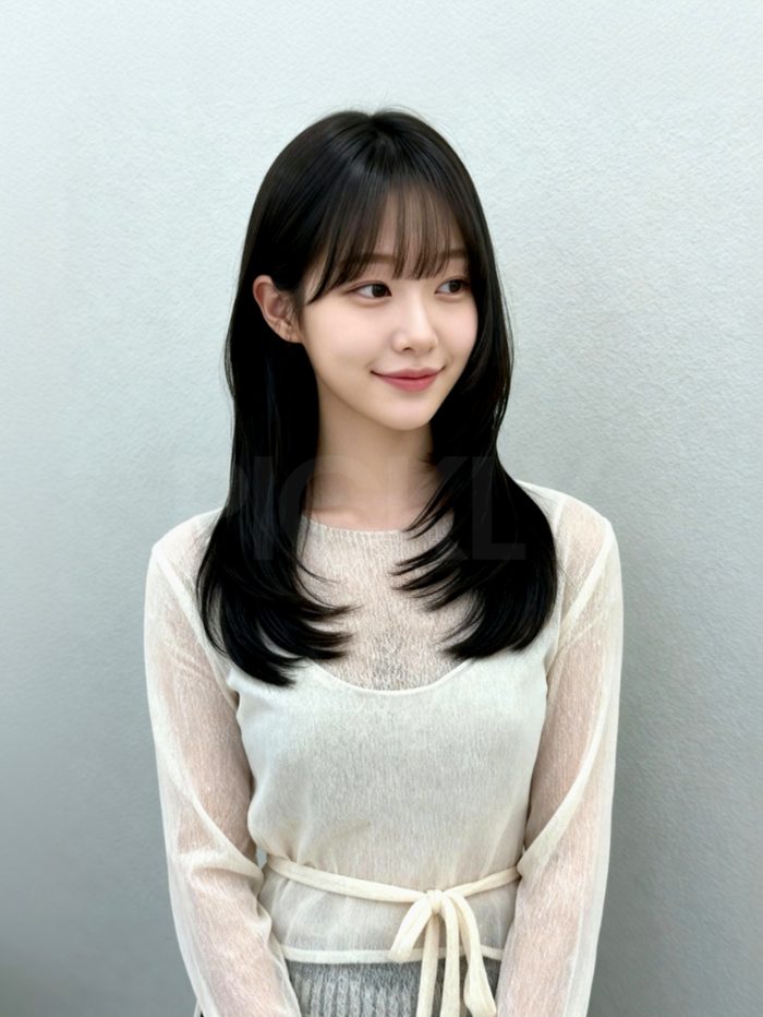 헤어모델 샘플